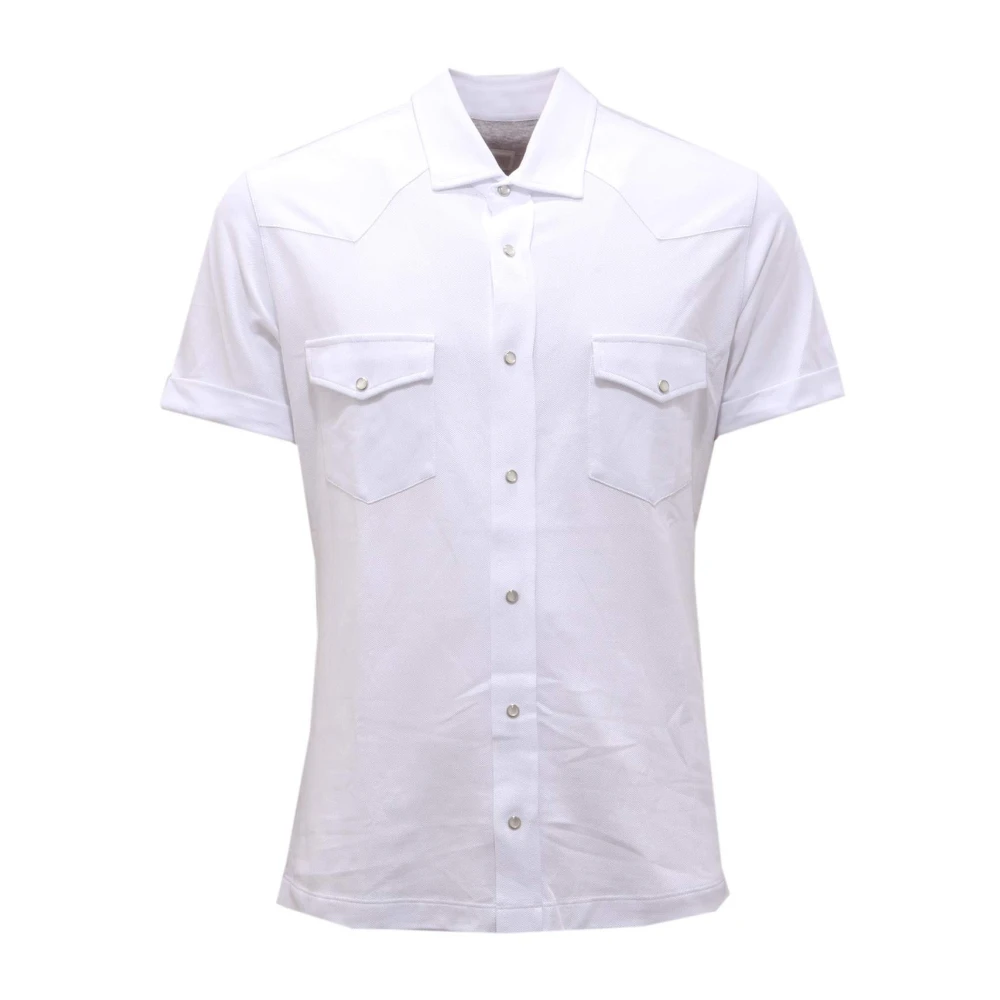 Shirts > Short Sleeve Shirts - - Eleventy - Modalova
