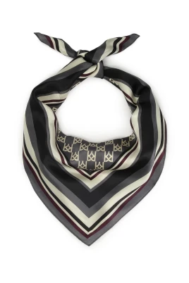 monogrammönstrad sidenscarf