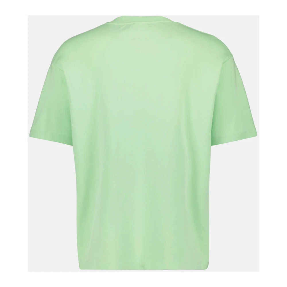 Drole de Monsieur Klassieke Slogan T-shirt Lente-Zomer 2025 Green Heren