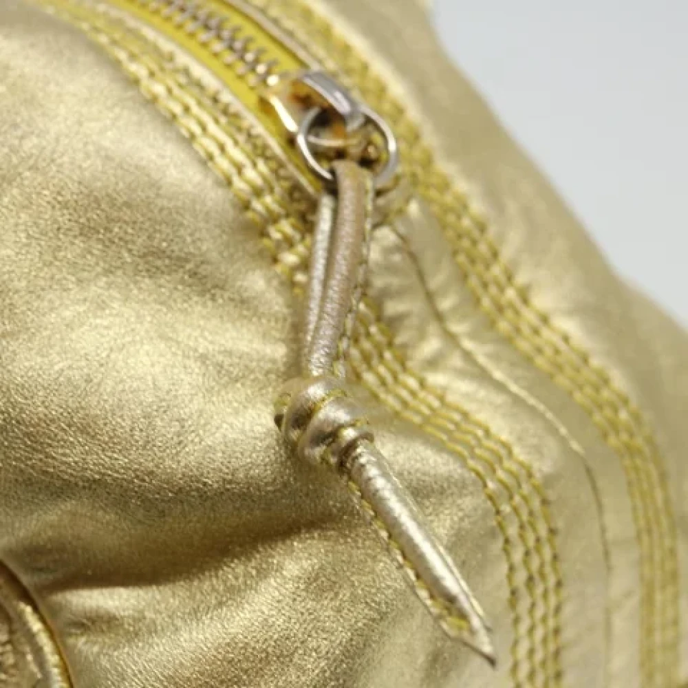 Loewe Pre-owned Leather handbags Yellow Dames