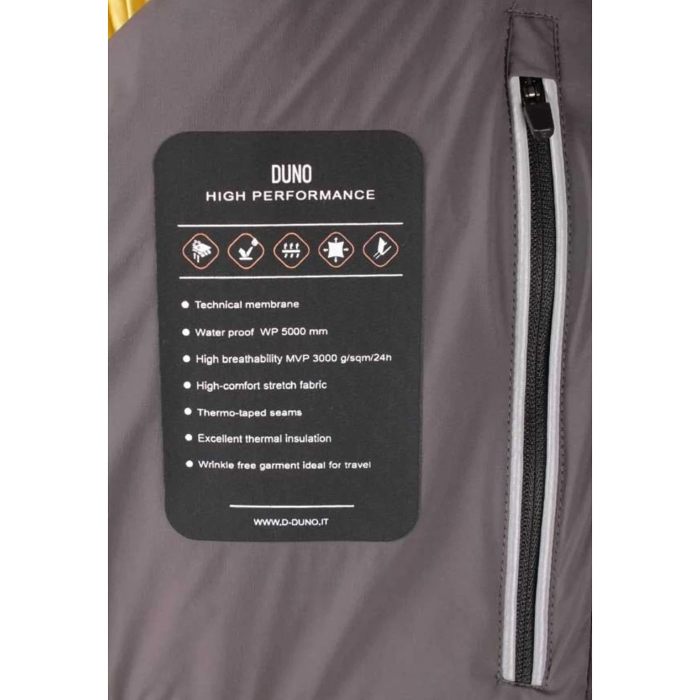 Duno Grijze donsjas met reflecterende details Gray Heren