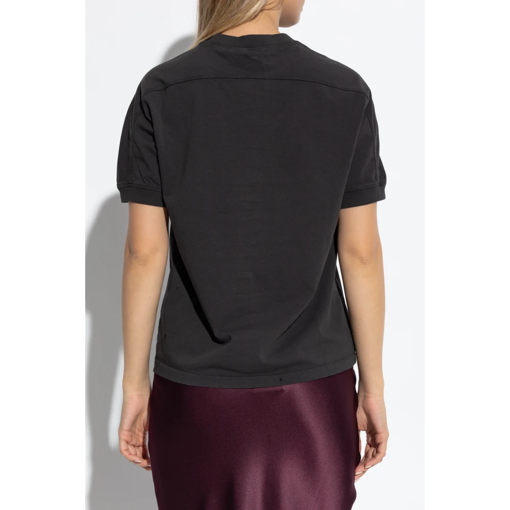 Anine Bing T-shirt Jaylin Black Dames
