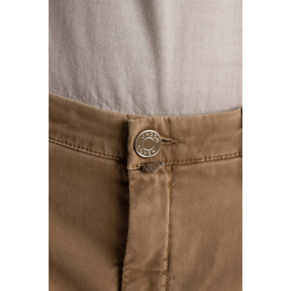 Jacob Cohën Luxe 5-Pocket Broeken in Diverse Stoffen Brown Heren