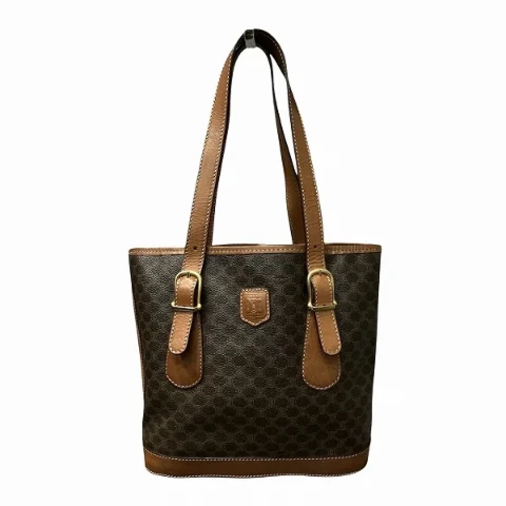 Celine Vintage Pre-owned Canvas celine-bags Brown Dames