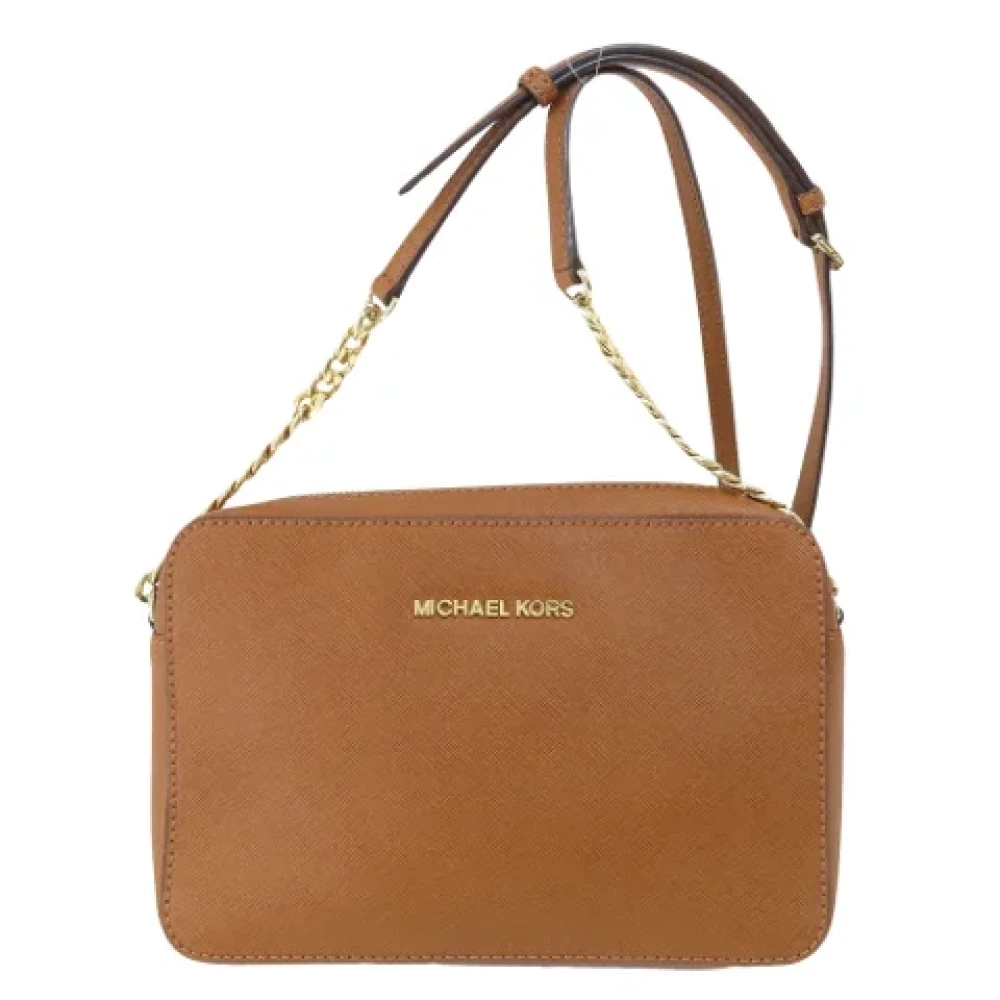 Michael Kors Pre-owned Leather shoulder-bags Brown Dames