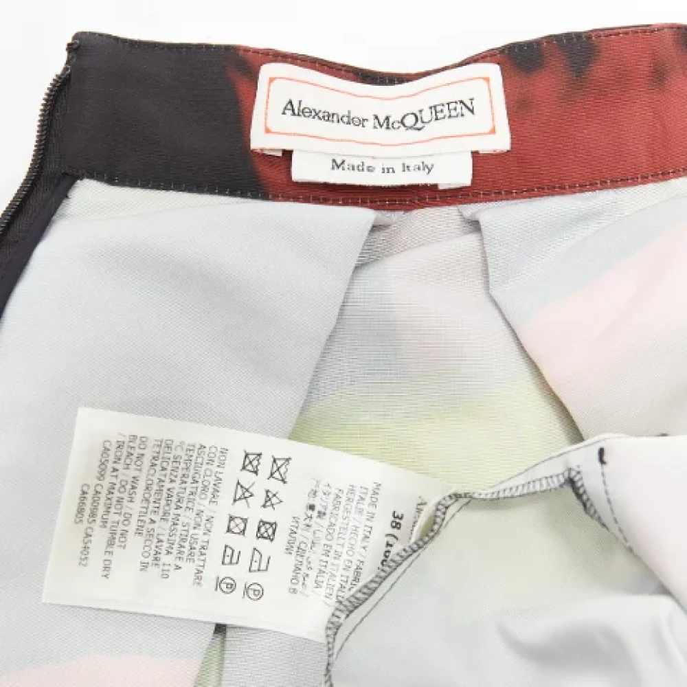 Alexander McQueen Pre-owned Polyester bottoms Multicolor Dames