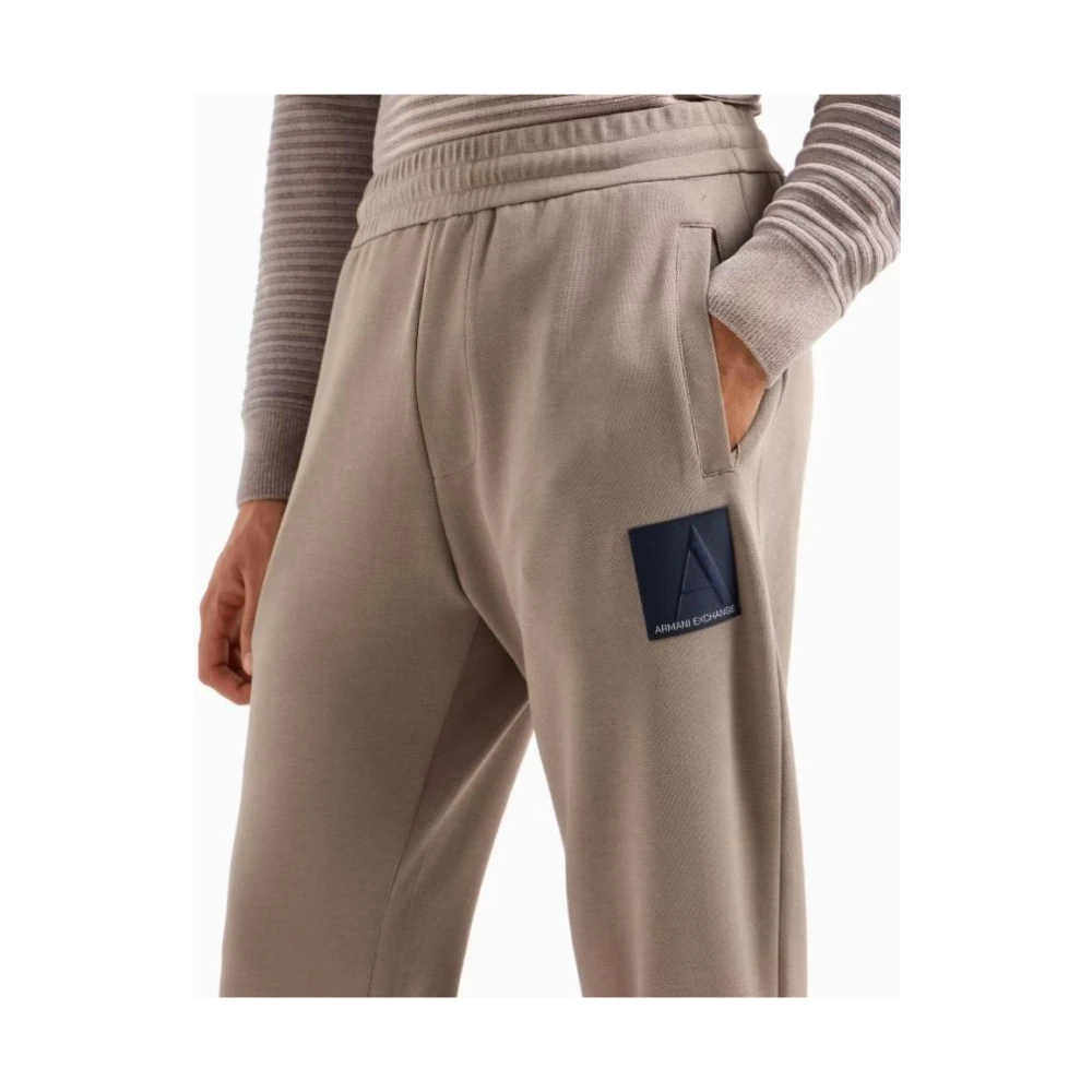 Armani Exchange Jogger Broek Brown Heren