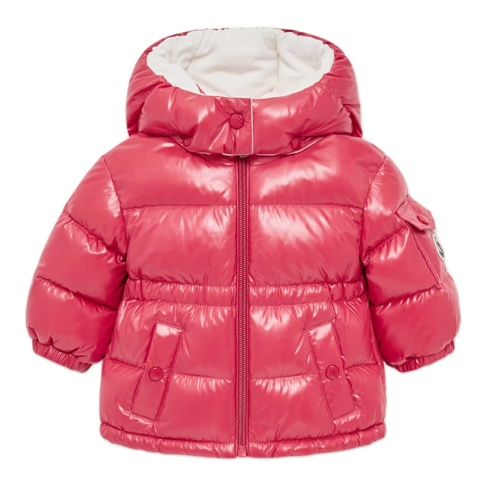 Moncler Unisex Kids Pink Winterjackets,, Kids Coats With Down Fill Size 2 Y