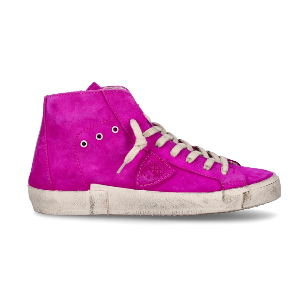 Philippe Model Vrouw Roze High-Top Sneakers