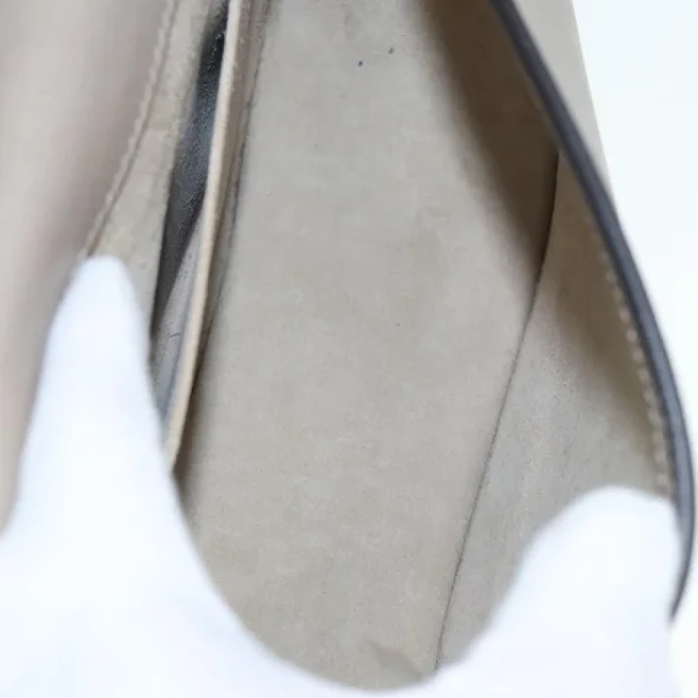 Chloé Pre-owned Leather handbags Gray Dames
