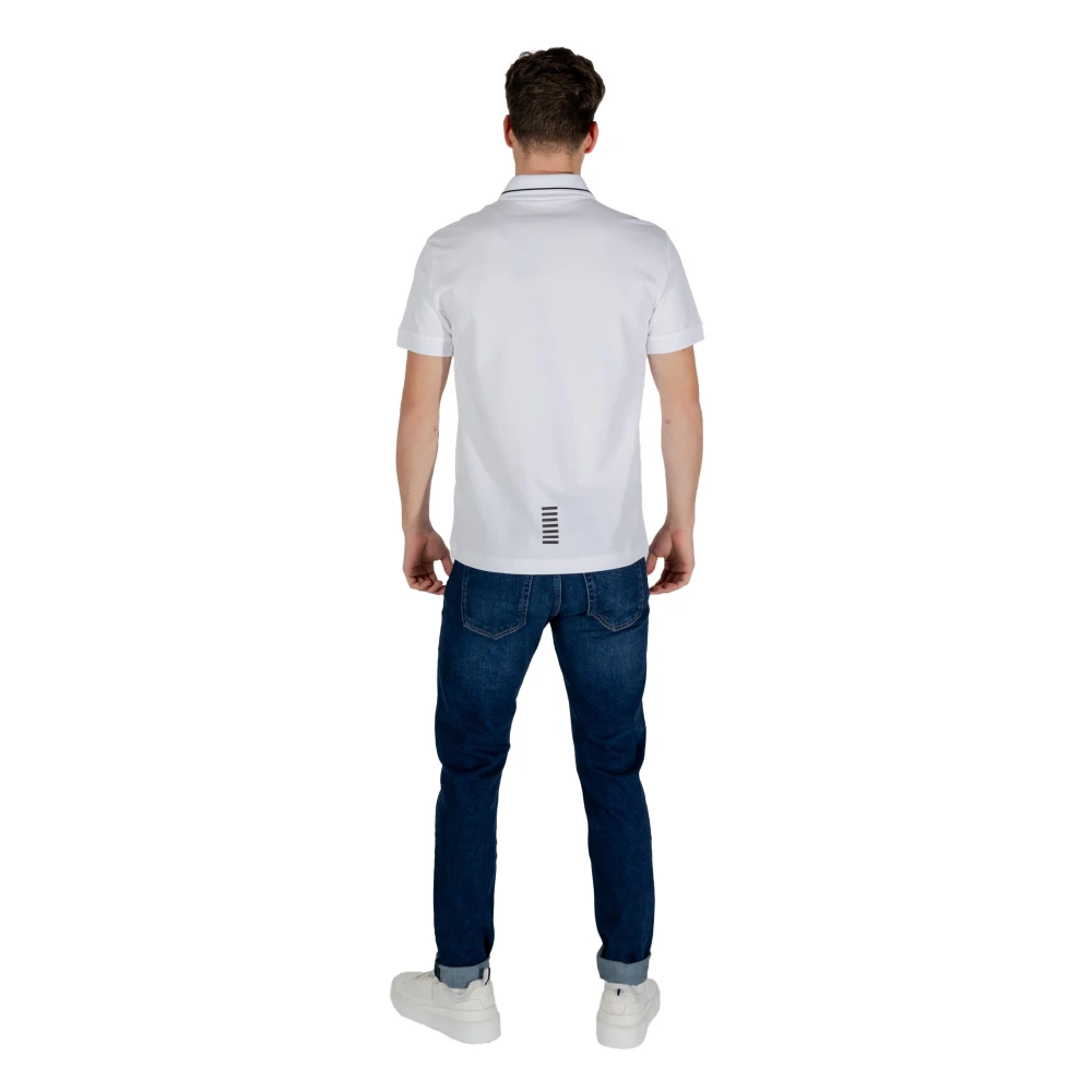 Emporio Armani EA7 Polo Korte Mouw Lente Zomer Collectie White Heren
