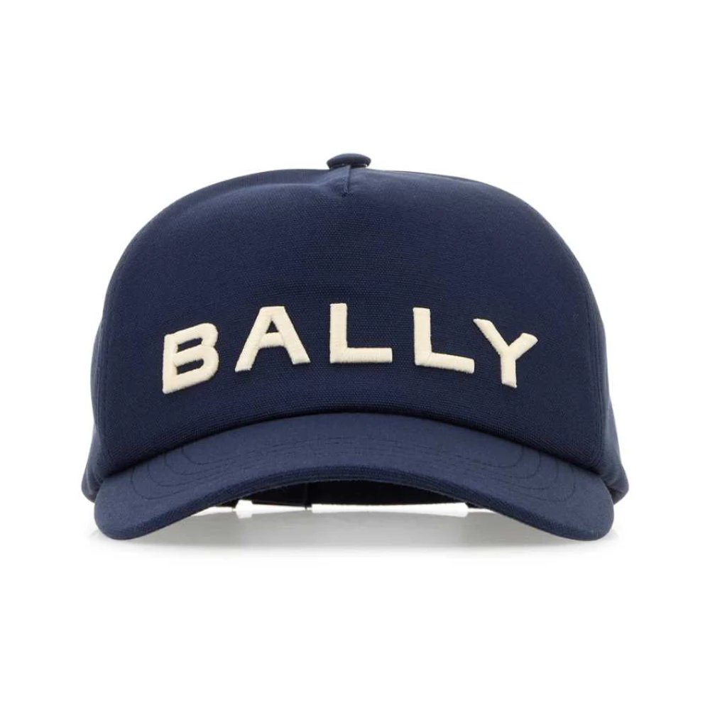 Bally Middernachtblauwe Katoenen Baseballpet Blue Heren
