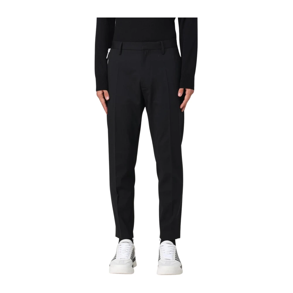 Dsquared2 Men's Black Classic Wool Blend Skater Trousers