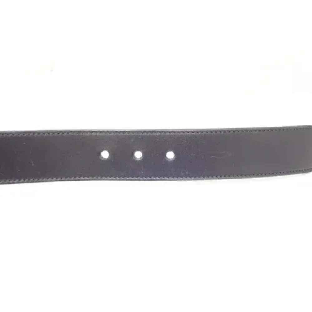 Gucci Vintage Pre-owned Leather belts Black Heren