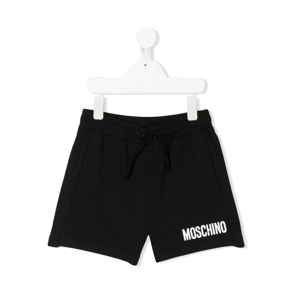 Moschino Logo Print Track Shorts Black, Pojke