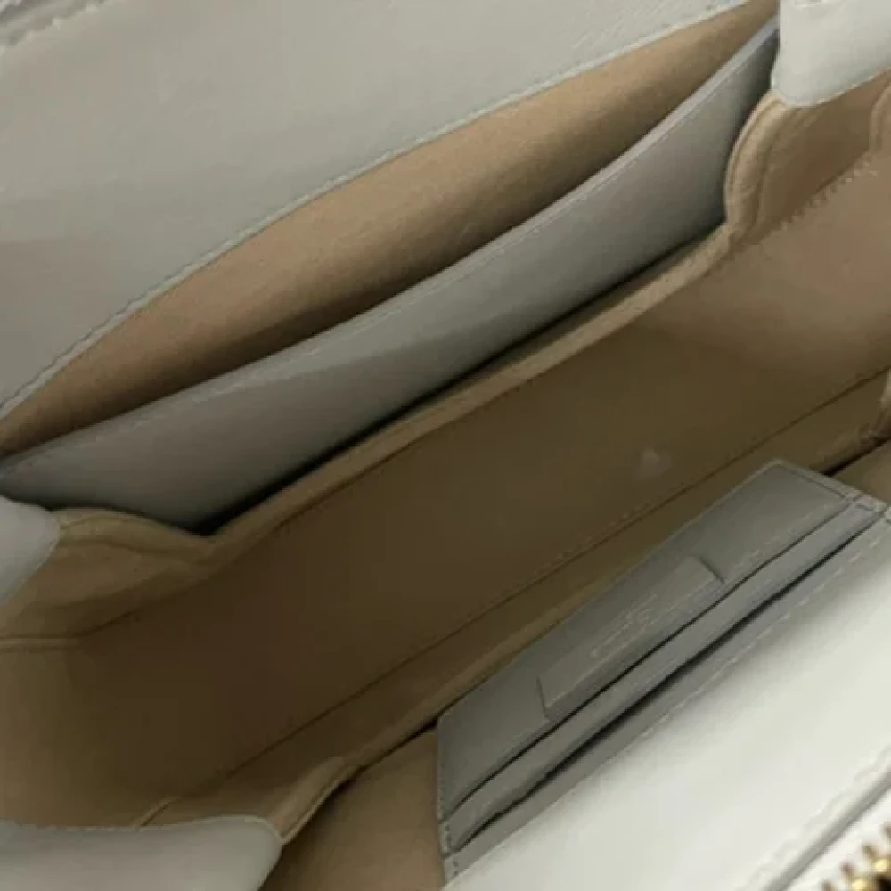 Chloé Pre-owned Leather handbags Gray Dames