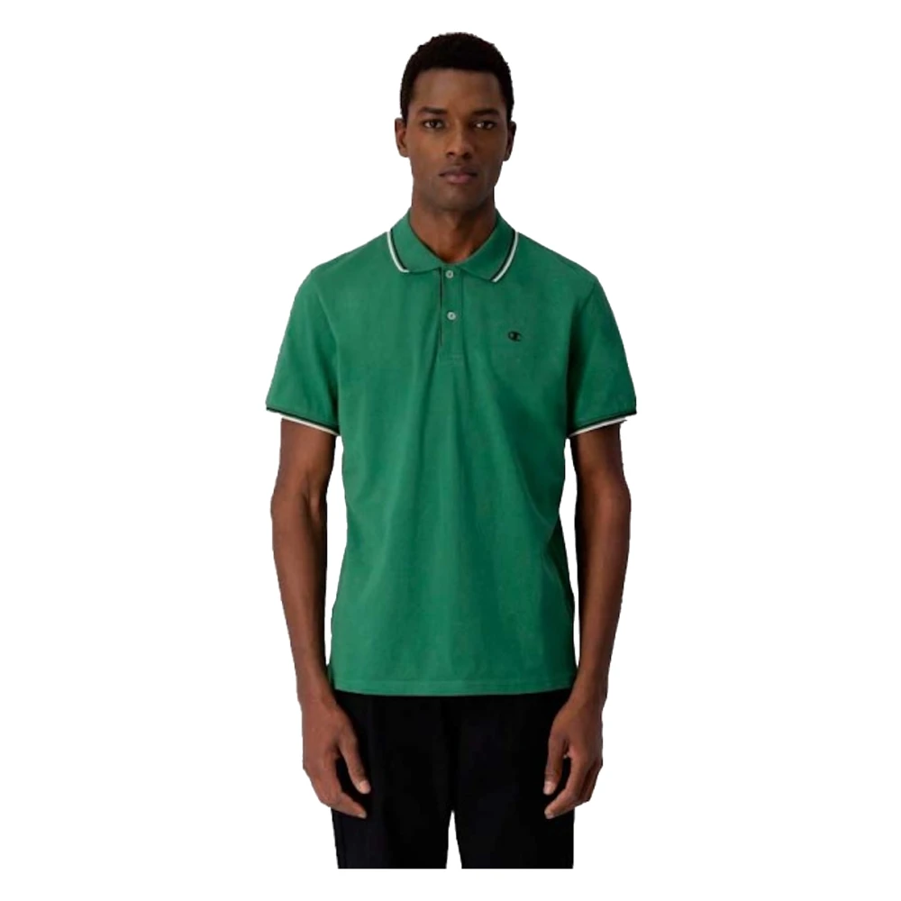 Champion Polo shirt met kraag Green Heren