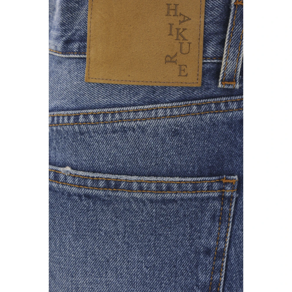 Haikure Wide Leg Denim Jeans Blue Dames