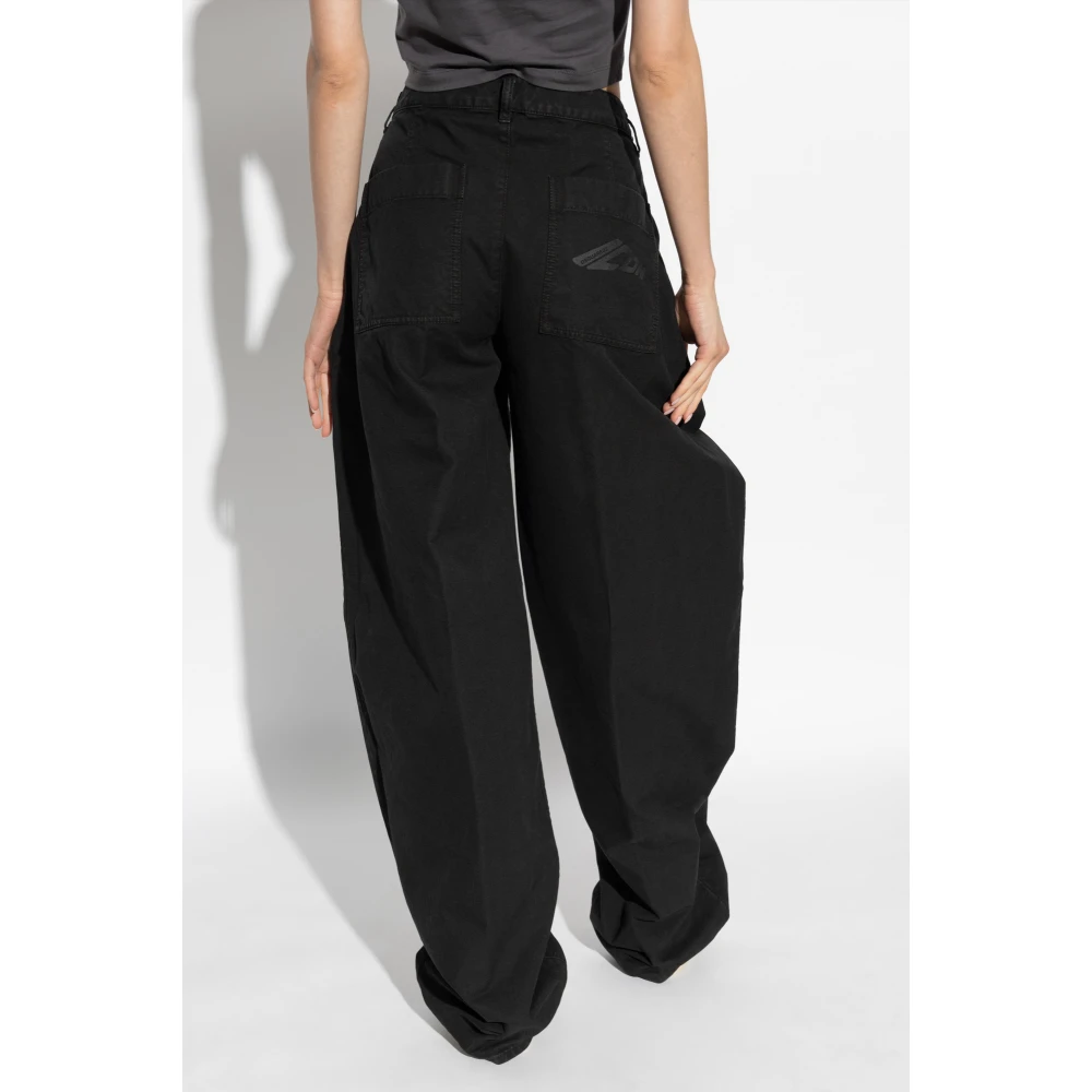 Dsquared2 Logo broek Black Dames