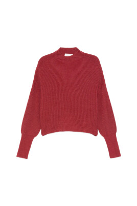 red-ribbed-knit-balloon-sleeve-sweater
