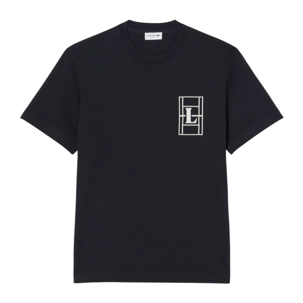 Lacoste Uomo Nero Top, M, New,