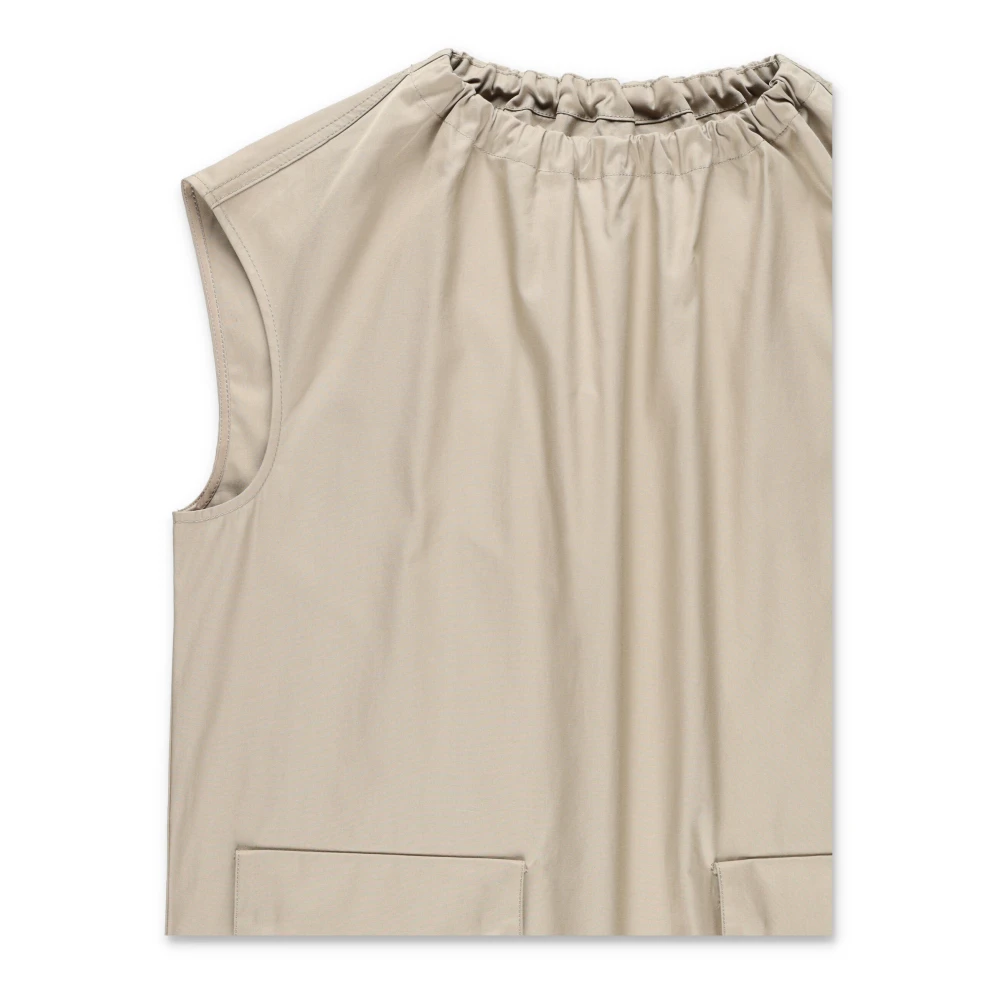 MM6 Maison Margiela Stijlvolle zakjurk voor vrouwen Beige Dames