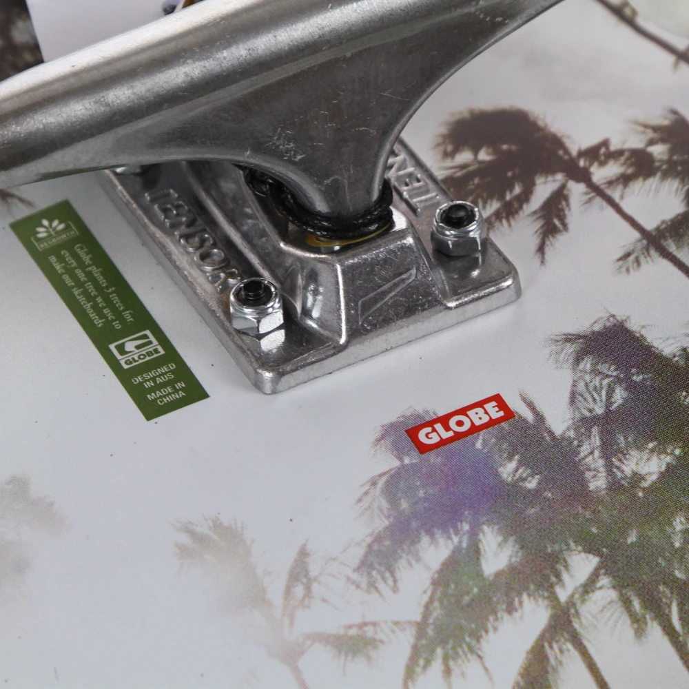 Globe Hawaii Heren Geassembleerd Skateboard Gray Heren