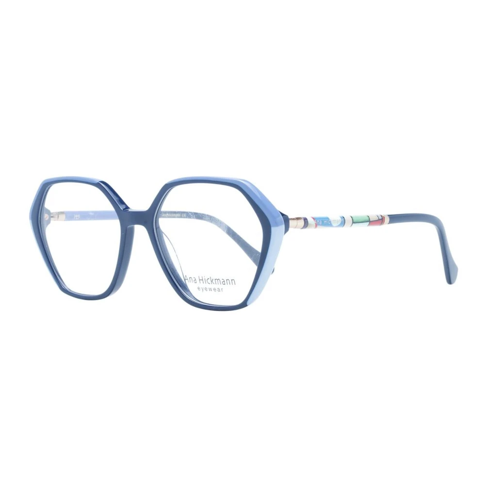 Ana Hickmann Blauwe Acetaat Optische Frames voor Vrouwen Blue Dames
