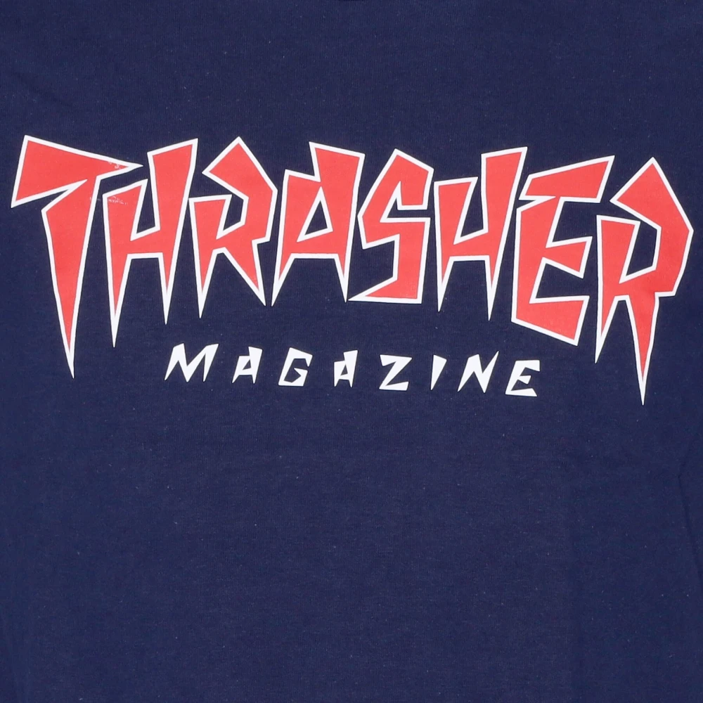 Thrasher T-Shirts Blue Heren