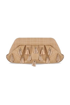raffia-effekt-frynser-clutch-taske