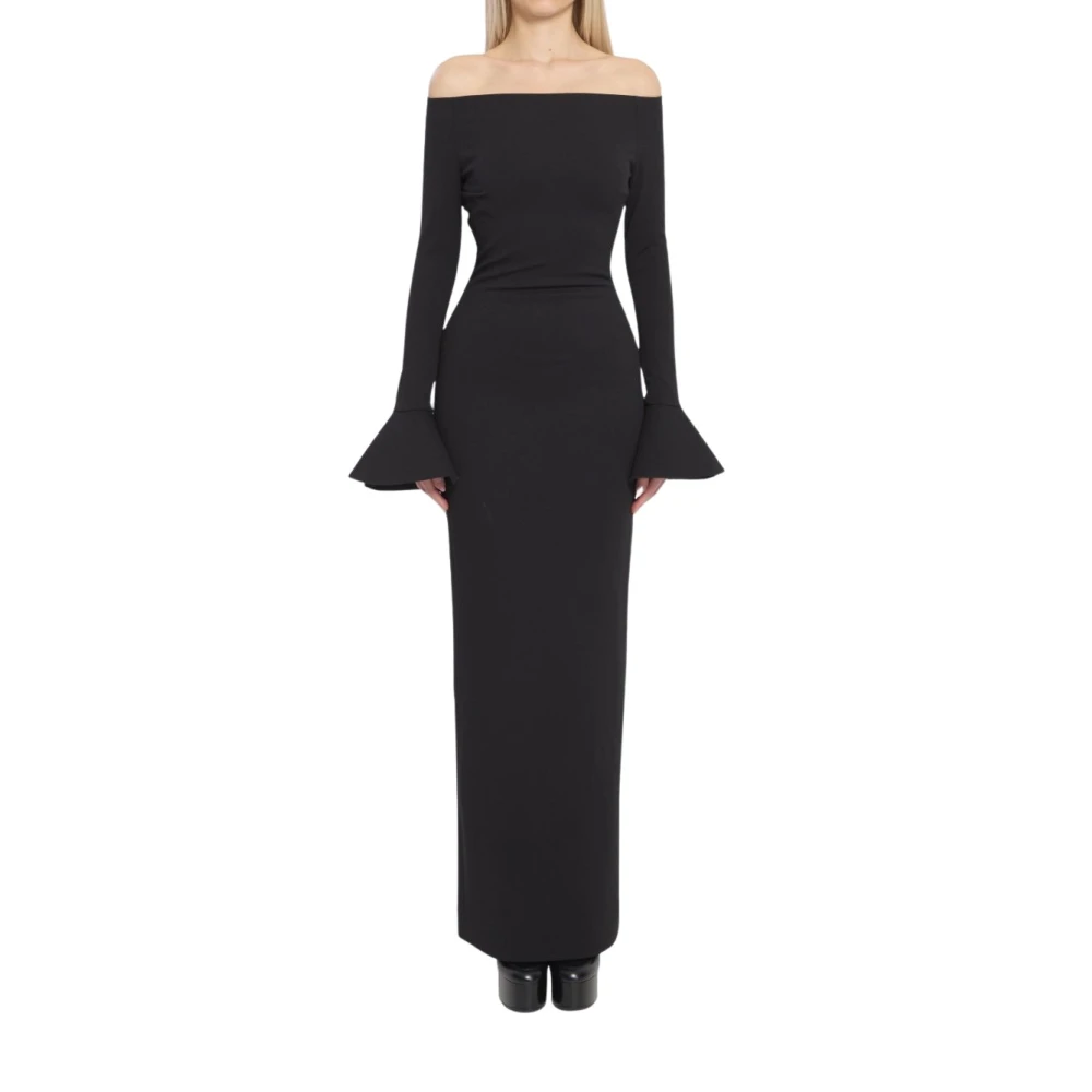 Solace London Women's Black Maxi Dresses, S, Dresses
