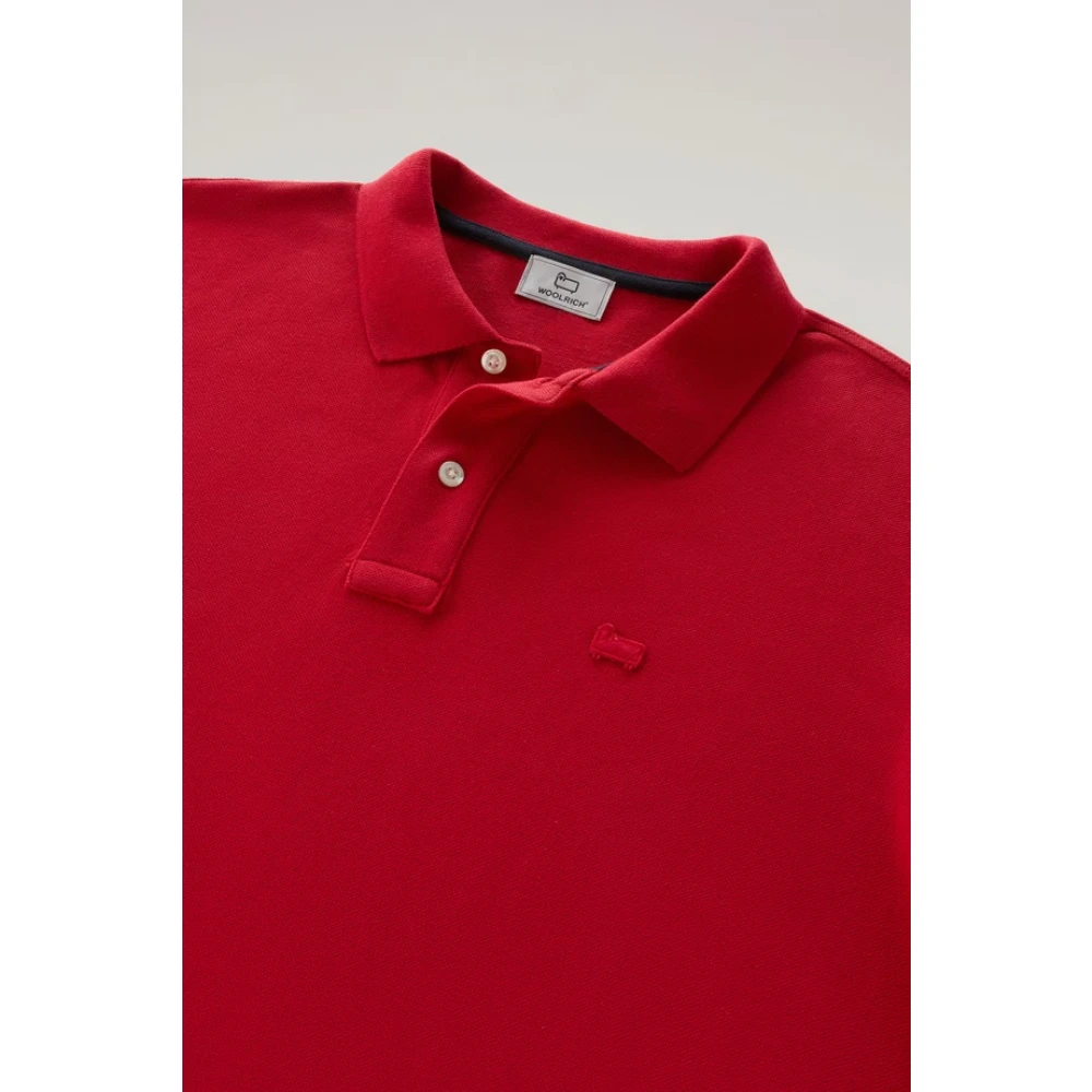 Woolrich Polo Shirts Red Heren