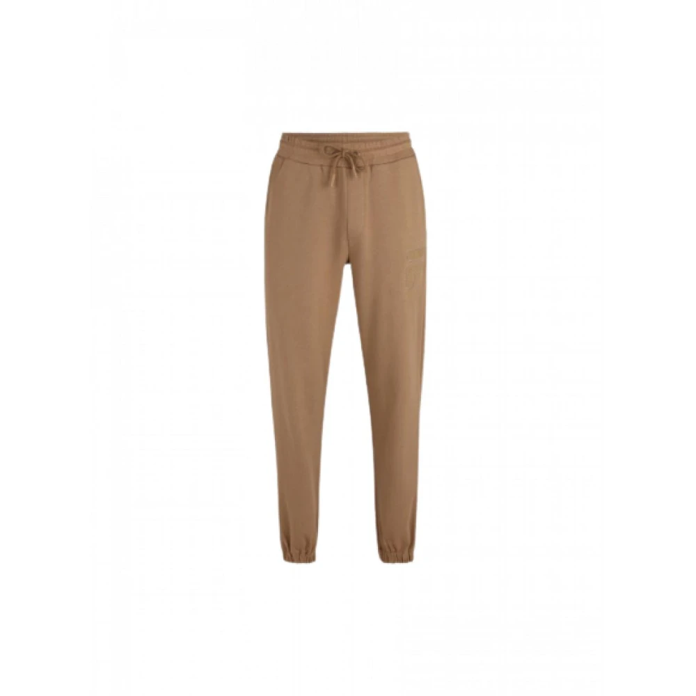 Fila Franse Terry Oversized Sportieve Beige Broek Brown Heren