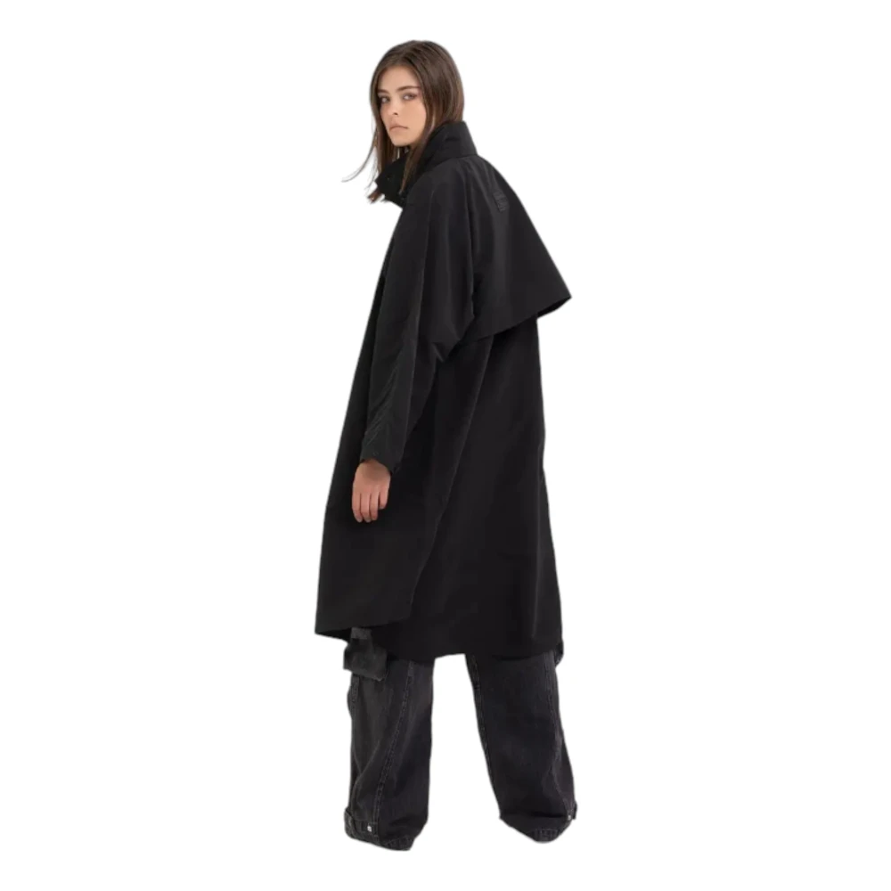 Replay Transition Jacket met Knopen Black Dames