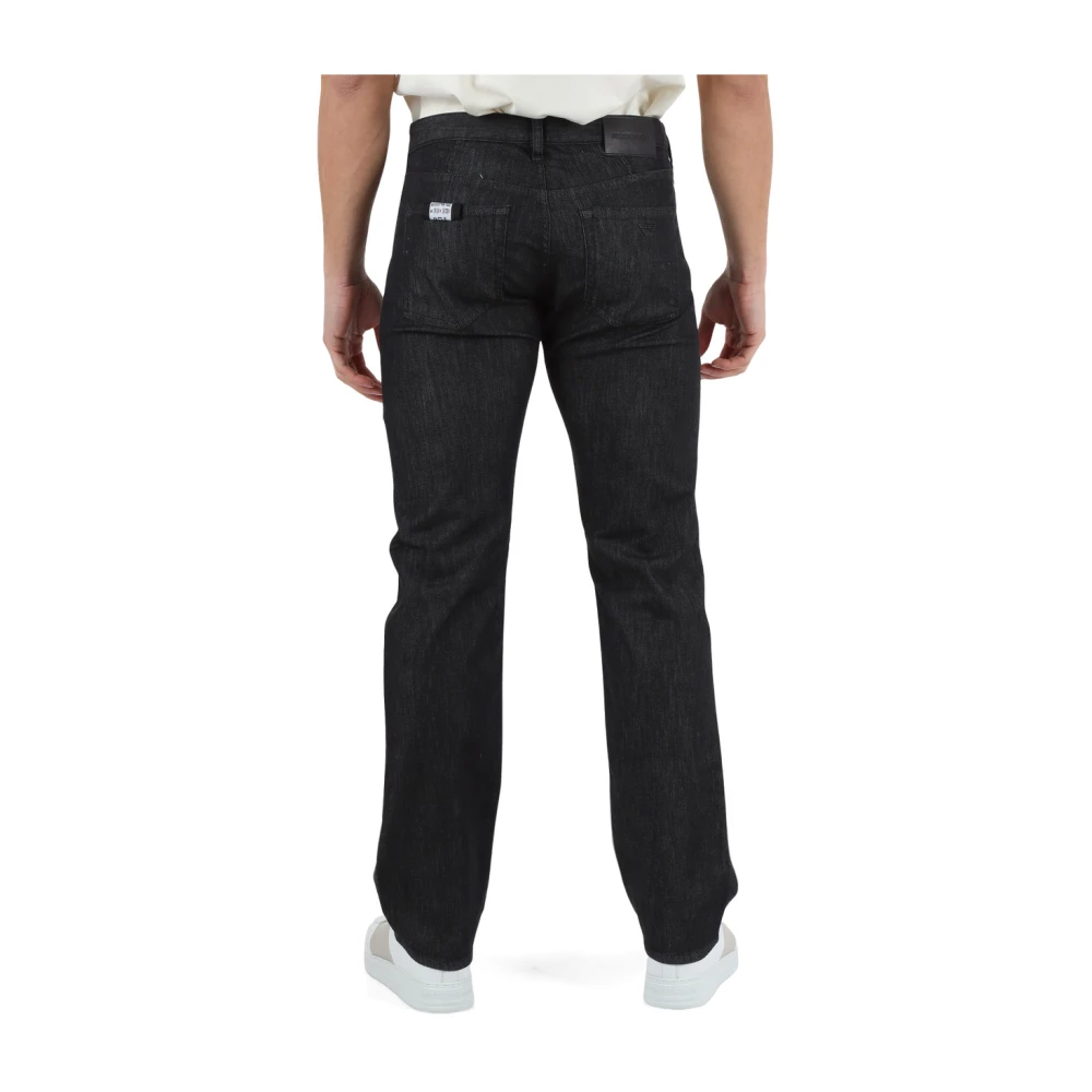 Emporio Armani Regular Fit Vijf Zakken Jeans Black Heren