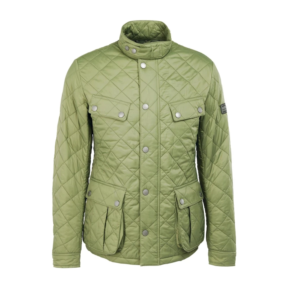 Barbour Gewatteerde Ariel Jas Licht Mos Green Heren