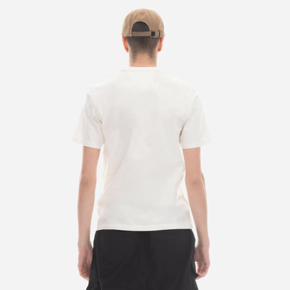 C.P. Company Mercerized Jersey Relaxte Fit T-shirt White Heren