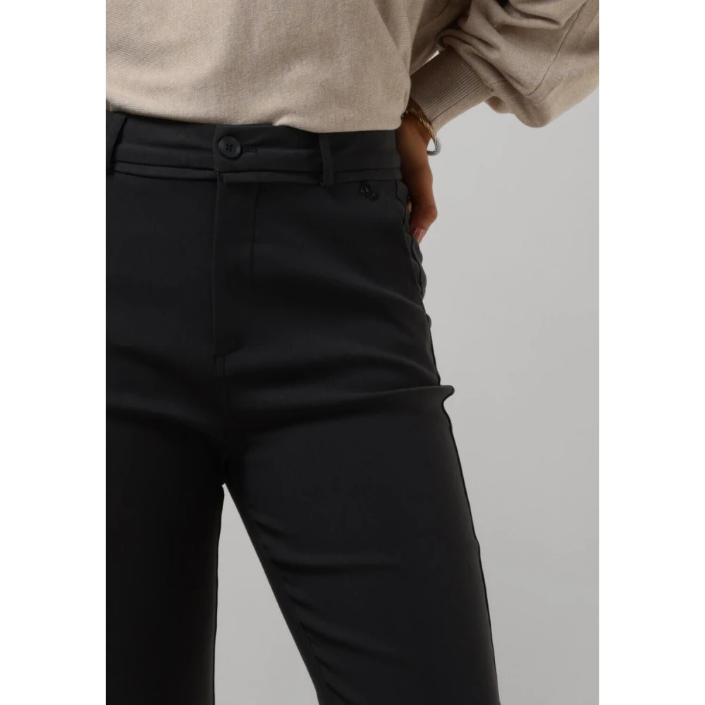 Minus Grijze Flared Broek voor Vrouwen Gray Dames