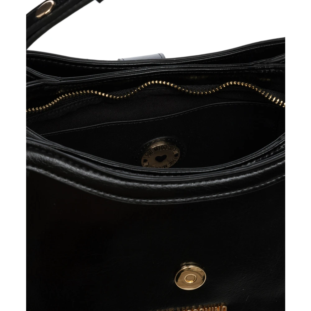 Love Moschino Verstelbare Schoudertas met Magneetsluiting Black Dames