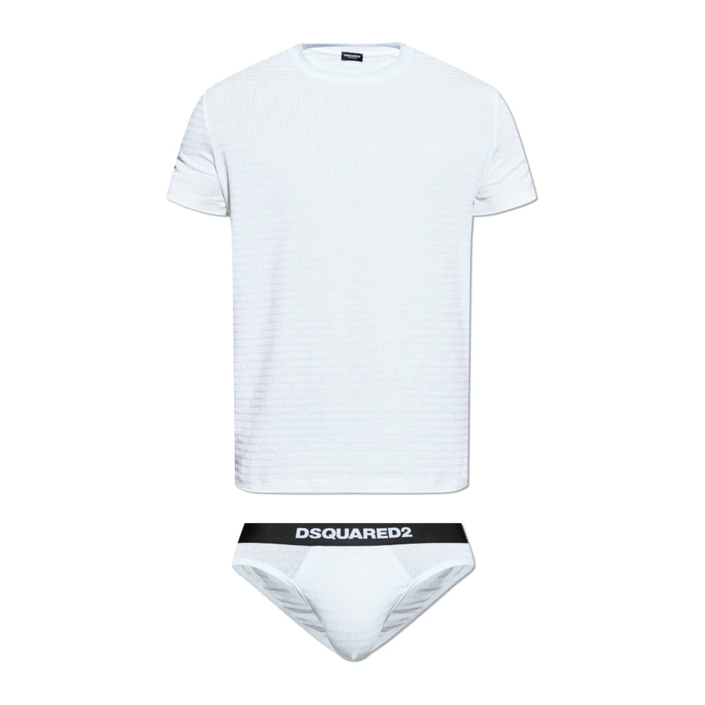 Dsquared2 Uomo Bianco Nightwear & Lounge, S, New,