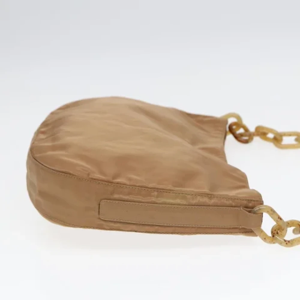Prada Vintage Pre-owned Nylon prada-bags Brown Dames