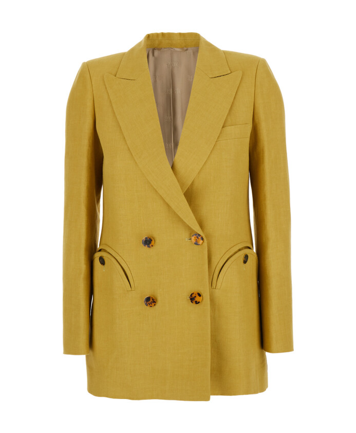 veste-jaune-en-lin-a-double-boutonnage-femme