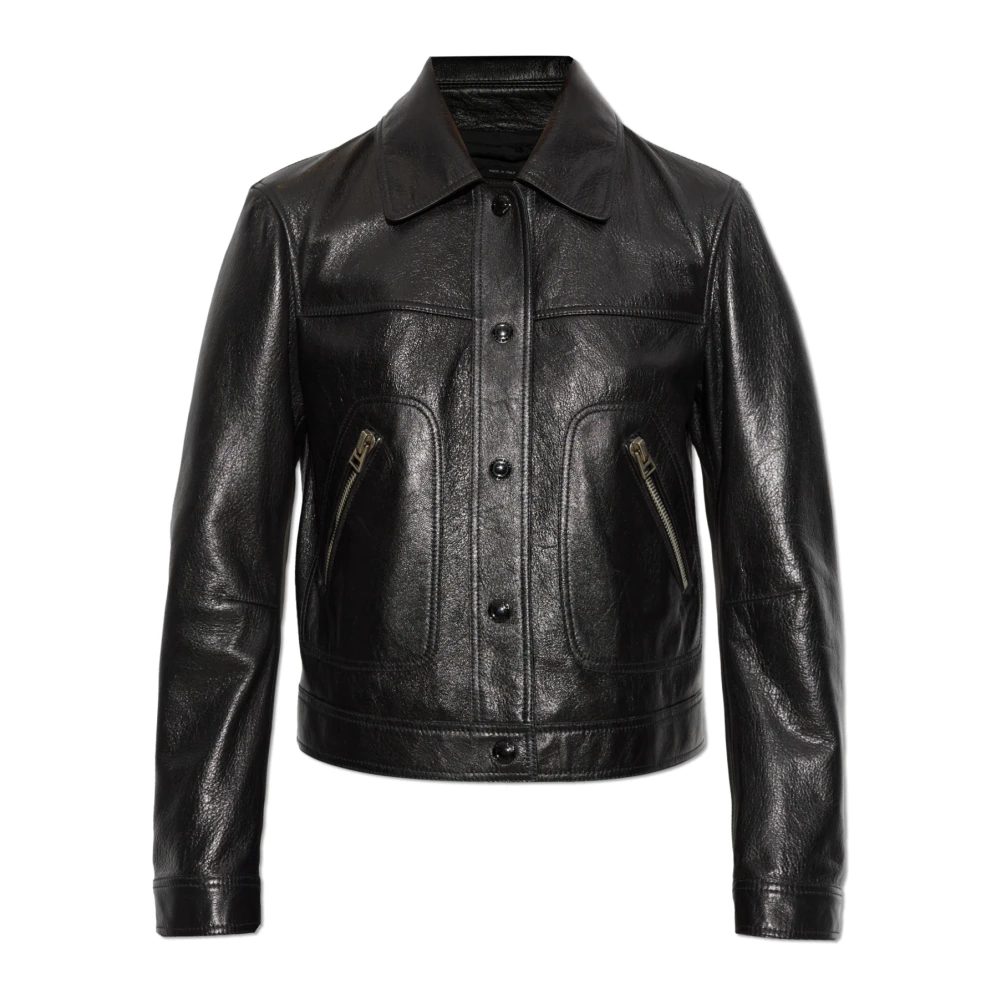 Jackets > Leather Jackets - - Tom Ford - Modalova