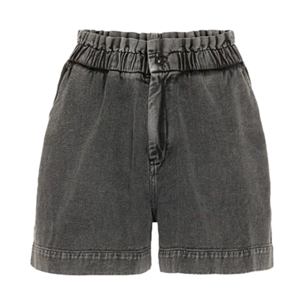 By-Bar Leon Twill Bermuda Shorts Black Dames