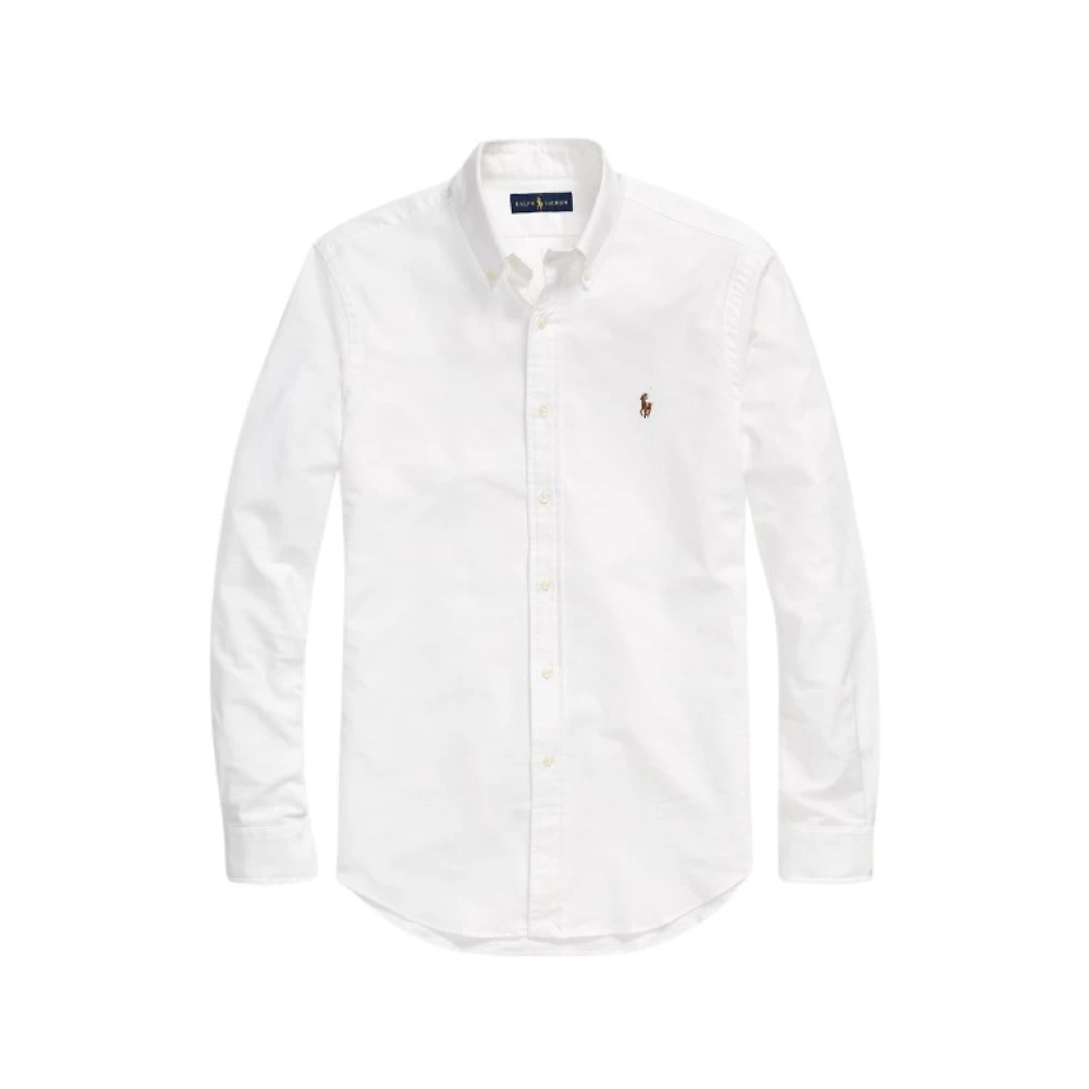 Polo Ralph Lauren Slim Fit Oxford Shirt - Male - Formal Shirts - White - 2XL - Shirts