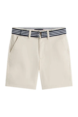 Baggy Chino Belted Short