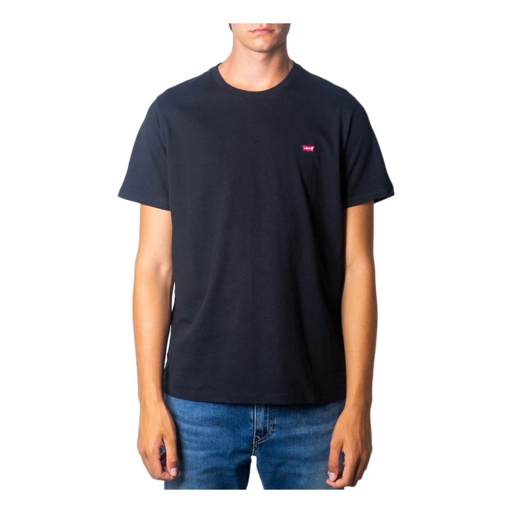 Levi's Svart Bomull Herr Kortärmad T-Shirt Black, Herr