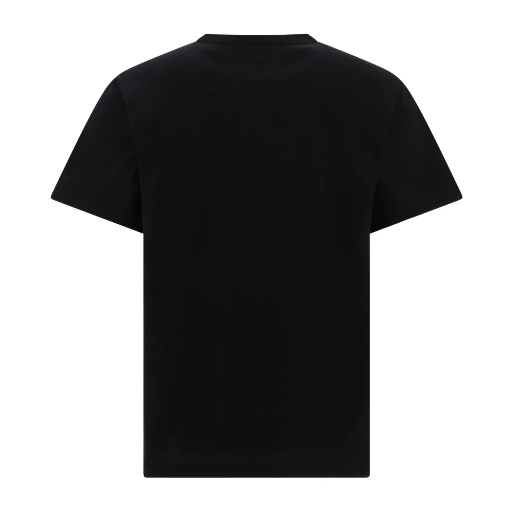 alexander mcqueen Geborduurd T-shirt Black Heren