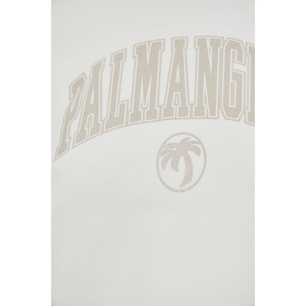 Palm Angels Hoodie White Dames