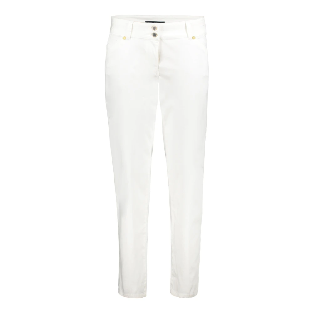 Betty Barclay Slim Fit Casual Jeans met lage taille White Dames